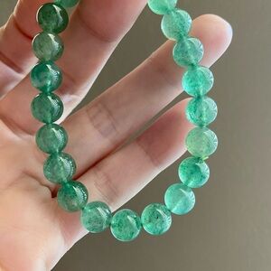 Green Adventurine Bracelet | Natural Quartz | 8mm Beads